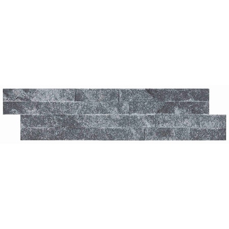 Cosmic Black Splitface Ledger Panel SAMPLE Marble Wall Tile
